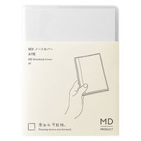 デザインフィル MDノートカバー [A7]A 透明 35657006 1セット(1個×5)（直送品）