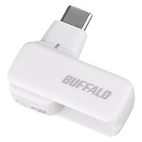 バッファロー  ＴｙｐｅーＣ接続　ＵＳＢ３．２　ｍｉｃｒｏＳＤ専用カードリーダ　ホワイト BSCRM100U3CWH（直送品）