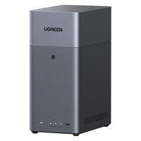 UGREEN  Ｒｏｃｋｃｈｉｐ　８コアＣＰＵ搭載　１ＧｂＥ　２ベイＮＡＳ　ディスクレスモデル　ＤＤＲ４　４ＧＢメモリ標準 DH2300（直送品）