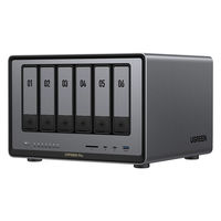 UGREEN  第１２世代　Ｃｏｒｅｉ５　１０コアＣＰＵ搭載　１０ＧｂＥ×２　６ベイＮＡＳ　ディスクレスモデル DXP6800 Pro（直送品）