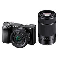 SONY  デジタル一眼カメラ　α６４００　ダブルズームレンズキット　ブラック ILCE-6400X/B（直送品）