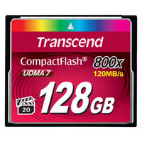 トランセンドジャパン  １２８ＧＢ　ＣＦ　Ｃａｒｄ　ＭＬＣ　Ｒ：　１２０ＭＢ／ｓ TS128GCF800（直送品）