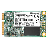 トランセンドジャパン  内蔵ＳＳＤ　２２０Ｓ　ＳＡＴＡーＩＩＩ　６Ｇｂ／ｓ　ｍＳＡＴＡ　１２８ＧＢ TS128GMSA220S（直送品）
