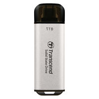 トランセンドジャパン  スティックＳＳＤ　ＥＳＤ３００　ＵＳＢ　ＴｙｐｅーＣ　１０Ｇｂｐｓ　１ＴＢ　シルバー TS1TESD300S（直送品）