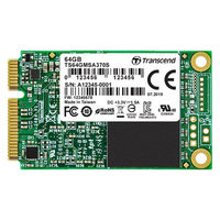 トランセンドジャパン  ６４ＧＢ　ｍＳＡＴＡ　ＳＳＤ　ＳＡＴＡ３　ＭＬＣ TS64GMSA370S（直送品）