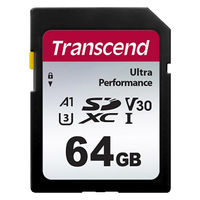 トランセンドジャパン  ＳＤＸＣカード　ＵＨＳーＩ　Ｕ３　Ｖ３０　Ａ１　６４ＧＢ TS64GSDC340S（直送品）