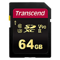 トランセンドジャパン  ＳＤＸＣカード　Ｃｌａｓｓ１０　ＵＨＳーＩＩ　Ｕ３　Ｖ９０　６４ＧＢ TS64GSDC700S（直送品）