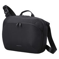 メッセンジャーバッグ ショルダーバッグ 14インチPC対応 撥水 衝撃吸収 ブラック ZSB-SB01P14BK エレコム 1個（直送品）