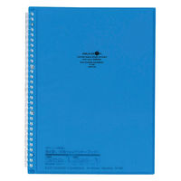 リヒトラブ リヒト AQUA DROPs クリヤーブック 青 A4 ファイル 10P N1482-8 1冊（直送品）