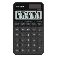 カシオ SLー300DーBKーN/カシオ カラフル電卓 SLー300D SL-300D-BK-N 1個