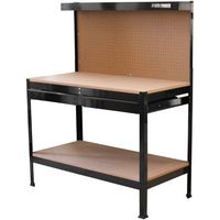 ワールドツール アストロプロダクツ AP ライトワークベンチ1200mmブラック 2003000010619 1台 563-6635（直送品）