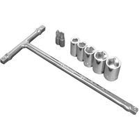 ワールドツール アストロプロダクツ AP 1/4DR T形ハンドルセット ミリ(8点組) 2002000036346 1個 618-0138（直送品）