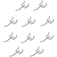 ワールドツール アストロプロダクツ AP 穴あきパネル用T形フック(10個入) 2026000012490 1セット 651-6052（直送品）