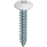 DAIDOHANT タッピングねじ トラス頭 白 3×16mm 約34本入 00081772 1セット(204本:34本×6パック)（直送品）