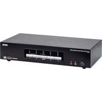 ATEN 4ポートUSB3.04KDPトリプルディスプレイKVMPスイッチ CS1964 1台 425-0483（直送品）