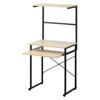 【軒先渡し】アイリスオーヤマ タワー型デスク 幅600×奥行420×高さ1275mm ナチュラル/ブラック 1台（直送品）