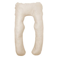 万方商事 快眠U字型まくら カーキ a3597240 1個（直送品）