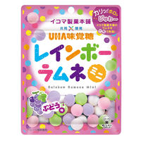 UHA味覚糖 レインボーラムネミニぶどう 4514062213040 1セット(30g×12個)（直送品）