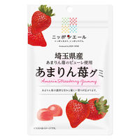 全国農協食品 ニッポンエール 埼玉県産あまりん苺グミ 4908012005593 1セット(40g×10個)（直送品）