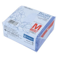 川西工業　検査検診用ニトリルグローブ バイオフィット ブルー M M007M 1袋（125枚入）
