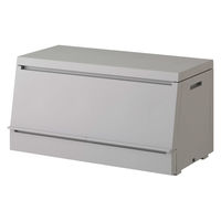 【軒先渡し】屋外ボックス 120L 幅850×奥行450×高さ445mm ライトグレー 1台（直送品）