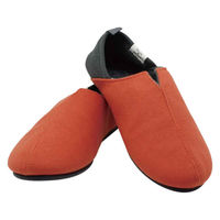 エコワン 防災スリッパ シューズ Mサイズ 21.5~23.5cm オレンジ 6300088286 1足（直送品）