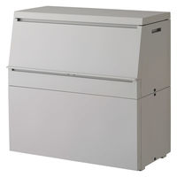 【軒先渡し】屋外ボックス 250L 幅850×奥行450×高さ835mm ライトグレー 1台（直送品）
