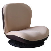平インテリア産業 回転フロアチェア カム 360度回転式 ベージュ SS-001B BE 1台（直送品）