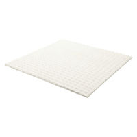 アイリスオーヤマ Ｈａｇａｓｈ はがして洗える Ｈａｇａｓｈ カバーラビットファー調 幅1850×奥行1850mm ホワイト 1枚（直送品）