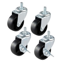 アイリスオーヤマ 組立簡単 連結スチールラック用キャスター 1セット(50個入)（直送品）