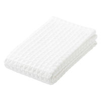 無印良品 ワッフルフェイスタオル（新） ３４×８５ｃｍ オフ白 良品計画