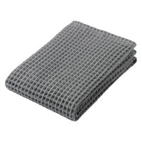 無印良品 ワッフルバスタオル（新） ６０×１２０ｃｍ チャコールグレー 良品計画