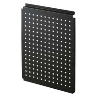 アイリスオーヤマ 組立簡単 連結スチールラック用サイドパネル 幅333×奥行24×高さ466mm ブラック 1枚（直送品）