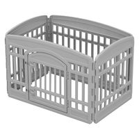 アイリスオーヤマ ペットサークル CIー6022 グレー 1台（直送品）