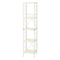 アイリスオーヤマ 組立簡単 連結スチールラック 幅360×奥行345×高さ1592mm ホワイトアッシュ 1台（直送品）