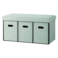 アイリスオーヤマ ３ＷＡＹ引き出し収納ボックス 引き出し３つタイプ 幅760×奥行375×高さ385mm ライトブルー 1台（直送品）