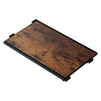 アイリスオーヤマ 組立簡単 連結スチールラック用棚板 幅555×奥行310×高さ17.5mm ヴィンテージブラウン 1枚（直送品）