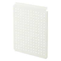 アイリスオーヤマ 組立簡単 連結スチールラック用サイドパネル 幅333×奥行24×高さ466mm ホワイト 1枚（直送品）