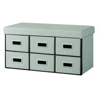 アイリスオーヤマ ３ＷＡＹ引き出し収納ボックス 引き出し６つタイプ 幅760×奥行375×高さ385mm ライトブルー 1台（直送品）