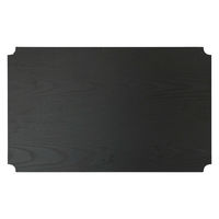 アイリスオーヤマ カラーメタルラック 専用 ウッドボード 幅535×奥行335×高さ5mm ブラック 1セット(10枚入)（直送品）