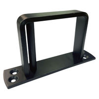 フジテックジャパン ローラー付貫抜 90規格【通】 黒 引戸・倉庫扉用 スムーズ固定金具 1100100016636 1個（直送品）