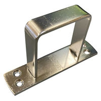 フジテックジャパン ステンレス座付貫抜 60規格【通】 引戸・倉庫扉用 スムーズ固定金具 1100100016654 1個（直送品）