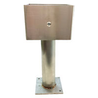 フジテックジャパン ステンレス柱受 75mm規格【角】 ヘアライン 柱受金物 1100100016680 1個（直送品）