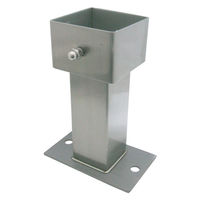 フジテックジャパン インパクト柱受 120mm規格 ヘアライン 柱受金物 1100100016692 1個（直送品）