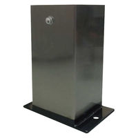 フジテックジャパン スポット柱受 120mm規格 ヘアライン 柱受金物 1100100016694 1個（直送品）