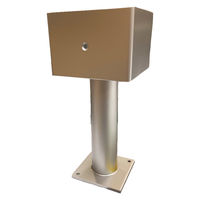 フジテックジャパン ステンレス柱受 90mm規格【角】 シルバー 柱受金物 1100100016696 1個（直送品）