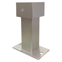 フジテックジャパン インパクト柱受 120mm規格 シルバー 柱受金物 1100100016704 1個（直送品）