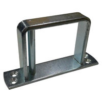 ユニクロローラー付貫抜40mm規格【通】10個入 引戸・倉庫扉用 スムーズ固定金具 1100100016761 1箱(10個入)（直送品）