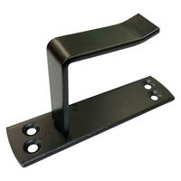 フジテックジャパン 黒座付貫抜 50規格【受】 10個入 引戸・倉庫扉用 スムーズ固定金具 1100100016794 1箱(10個入)（直送品）