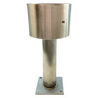 フジテックジャパン ステンレス柱受 120mm規格【丸】 12個入 ヘアライン 柱受金物 1100100016814 1箱(12個入)（直送品）